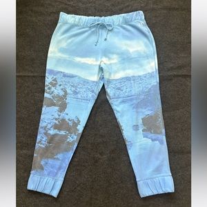 Victoria’s Secret Angel Sweatpants Joggers  Sweats Ocean Blue Beach size XL NWOT